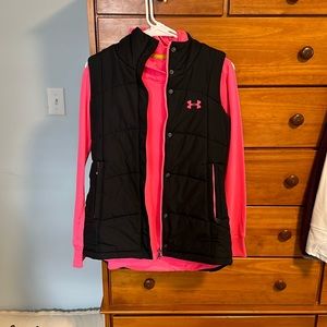 Under Armor Pullover with Semi fit Vest